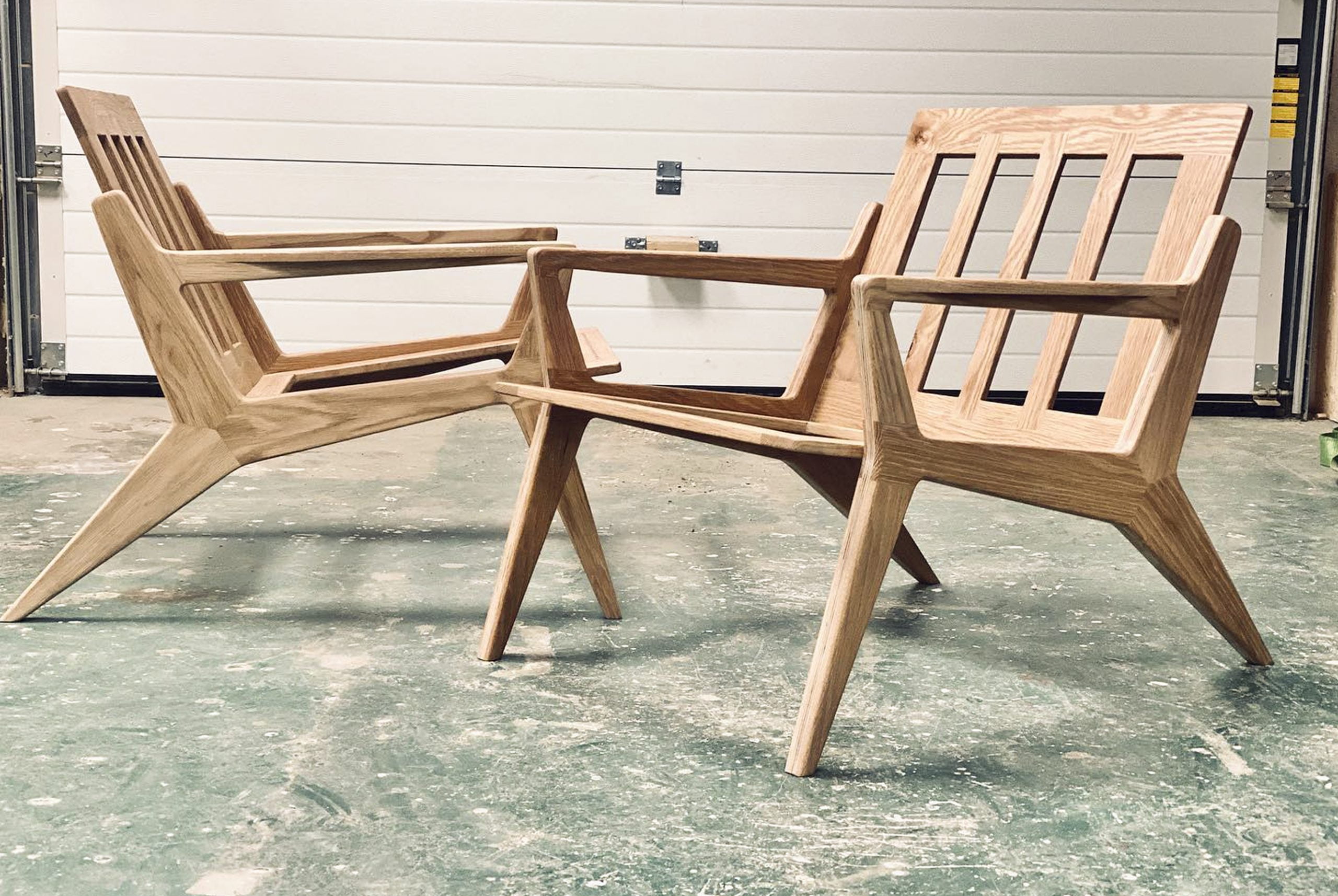 work in progress of the inspirational arm chair BV 01